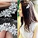 Sanwood Women's Rhinestone Flower Crystal Hair Clip Jewelry