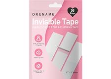 Double-Sided Tape for Fashion, Tape for Clothes, Fabric Tape for Women Clothing and Body, All Day Strength Tape Adhesive, Inv