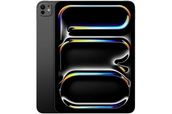 Apple iPad Pro 11 (M4) : Écran Ultra Retina XDR, 256 Go, Caméra Avant 12 Mpx Horizontale/Appareil Photo arrière 12 Mpx, Scanner LiDAR, Wi-FI 6E, Autonomie d’Une journée, Verre Standard — Noir sidéral