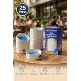 K&Uuml;LPRO 25'li Tek Kullanımlık Jel K&uuml;l Tablası | Kokusuz, Taşınabilir, Hijyenik K&uuml;ll&uuml;k | Kamp, Kafe, Ofis, Ara&ccedil; ve Dış Mekan
