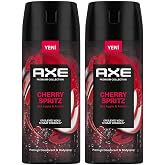 AXE Premium Collection Erkek Sprey Deodorant Cherry Spritz 150 ml (2 paketi)
