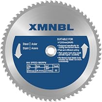 Evolution Power Tools Sägeblatt – 35,6 Cm (14 Zoll), 66 Zähne, Für Baustahl, Blau