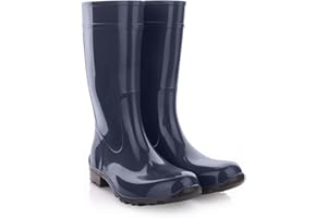 LEMIGO Damskie wysokie kalosze PCV czerwone granatowe niebieskie żółte zielone 36-42 EU