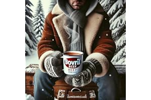 Bovril Beefy Hot Drink Instant Beef Flavoured Cup Drink + Fabfinds Mug