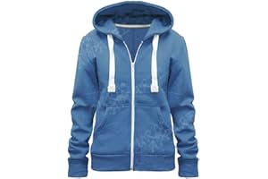 H&F Girls Girl Boys Kids Unisex Plain Zip Up Full Sleeve 2 Pocket Fleece Hoodie Cardigan Top Size 2 3 4 5 6 7 8 9 10 11 12 13 Year ** 15 Colors **