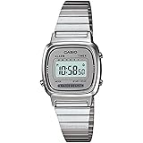 Casio Orologio Digitale Giapponese al Quarzo Donna con Cinturino in Acciaio Inossidabile LA-670W-7D