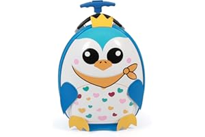 Bayer Chic 2000 Kinder-Trolley, Hartschale, Pinguin Kindergepäck, 40 cm, 12 Liter, Pinguin