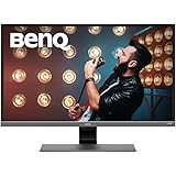 BenQ EW3270U 4K Monitor, 32 pouces HDR USB-C, Compatible avec MacBook Pro M1, Gris plat