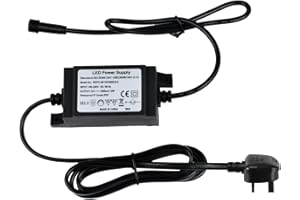 LED Driver Adapter 12W 12V, LED Power Supply Waterproof IP67, Low Voltage Led Transformers for INDARUN/GEYUEYA Home/FVTLED Led Decking Lights