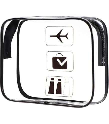 (re)zip Borsa Da Viaggio Riutilizzabile TSA – Pratica Con Cerniera Curva E Gancio