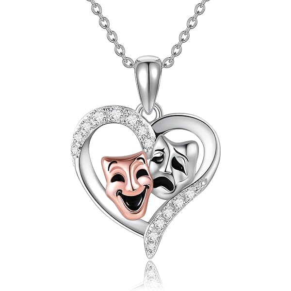 Ciondolo Maschera Teatro Argento Sterling 925 - Per Bracciali O Collane - Foto 10