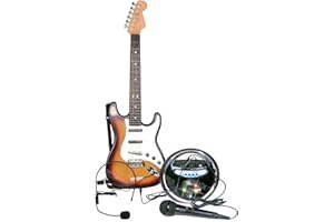 Bontempi | RockMaster - Guitarra Electrónica y Amplificador Inalámbrico para Tus Necesidades Rock, 210x200x110 mm