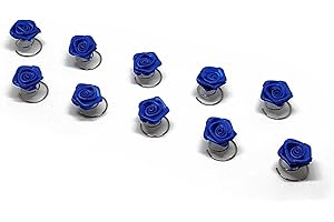 FLEXISTORE 10 Roses Pins - accessoires de cheveux de mariée - spirale Epingle Curlie - Set Bleu