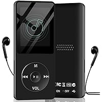 MP3 Player 16GB, Aigital Portable Verlustfreien Klang Musik Player Mini Sport mit 1.8" TFT Bildschirm& Lautsprecher, UKW…
