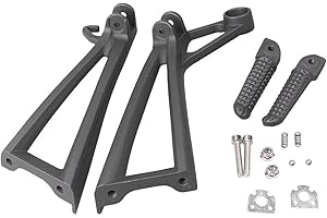 GZYF Rear Pedal Footrest Motorcycle Rear Passenger Foot Pegs for YZF R6 2003-2005