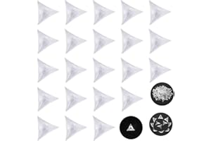 VIN BEAUTY Lot de 100 coins triangulaires anti-poussière pour escaliers - Transparents - Pour maison, bureau, hôtel, armoire, escaliers, coin anti-saleté
