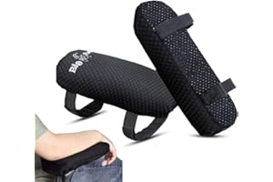 Big Ant Chair Armrest Covers,Office and Gaming Chair Armrest Pads,Memory Foam Elbow Cushion,Chair Armrest Cushions for Wheelchair,Universal Chair Arm Rest Cushion Covers for Wrist and Elbow Relief