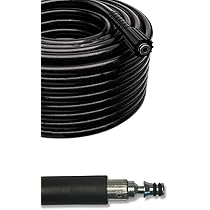 Tubo Alta Pressione 5 Metri Per Idropulitrice Parkside - Prolunga M22 X 1,5 Mm Con Capezzolo Da 15 Mm, 160 Bar