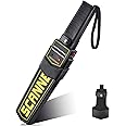 R RANSENERS Metal Detector Wand,Security Wand,Portable Adjustable Sound&Vibration Alerts,Detects Weapons Knivers Screw(High Sensitivity,Black)Â…