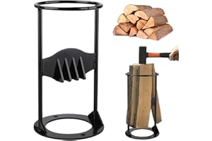 Zoonvii Robusto Cortador de leña portáti,Cortador de leña portátil,Cortador de leña de Kindling,Divisor de leña Splitter De Troncos Manuales Cortadoras de Troncos,para Camping en casa y al Aire Libre