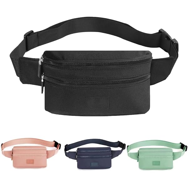 Lulu Dupes Everywhere Gürteltasche XXL – Extra Langer Riemen, Wasserdicht, 1 Liter Fassungsvermögen