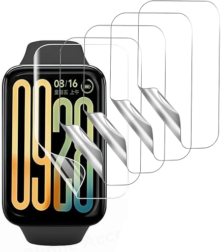 BoLuo Pellicola Custodia per Redmi Smart Band Pro con Pellicola temperata,Morbida Plating PC Protettivo Case Skins Copertura Shell per Xiaomi Redmi Smart Band Pro Accessories (blu