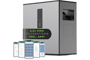 Hoymiles MS-A2 Mikro-Speicher 2240Wh Solarspeicher Balkonkraftwerk PV Batterie I LFP-Batterie mit Notstromversorgung & IP65 Wetterschutz I Geprüfte Qualität