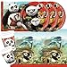 Produktbild 37-Teiliges Party-Set Kung Fu Panda 3 - Teller Becher Servietten Tischdecke für 8 Kinder