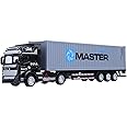 1: 48 Simulated Container Truck Model Toy, Pull Back Truck Model Toy for Kids (Gray), KEENSOT25UP78VF6-14