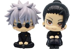 Elie&Eason Gojo Figure Statue, Geto Suguru Figurines, 2pcs Figure Statue, 3.94 Inch Figurin Model Toy, Anime Funko Pop, Cartoon Figurin Model Toy Collectible Ornaments Gift