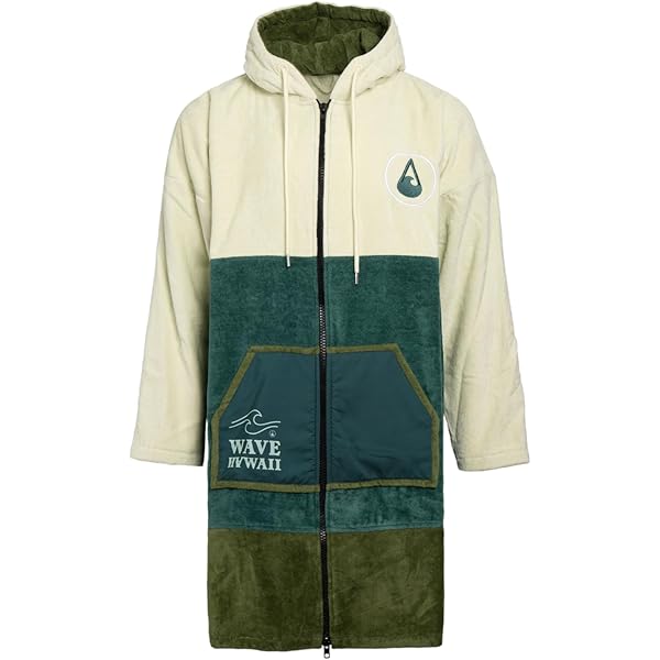 Wave Hawaii - Comfortabele poncho 'Shany' van 100% katoen, Shany, L