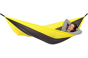 Amazonas az-1030413 Ultra-Light Adventure Hamac de Marche randonnée, Jaune, Null
