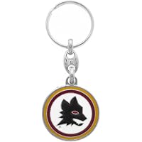 Porte-clés AS Rome Officiel – Gomme Et Métal, Collector Pour Supporters Du Club
