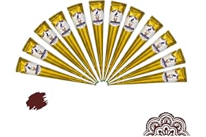 12 x FADEDA henna kon | 12 x 25 g naturlig pasta | naturbrun