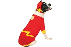 Offizielles Rubie's DC Comic Flash Hundekostüm, Superheldengeschenk, Größe: klein. Halloween