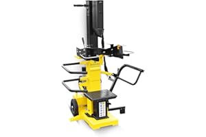 BAMATO HO-12PRO Holzspalter mit Elektroantrieb | 12 Tonnen Spaltkraft | patentierter Spalttechnik | Vario Spalt System | Schwenkbarer Spalttisch | Spalter für Kurz- & Langholz