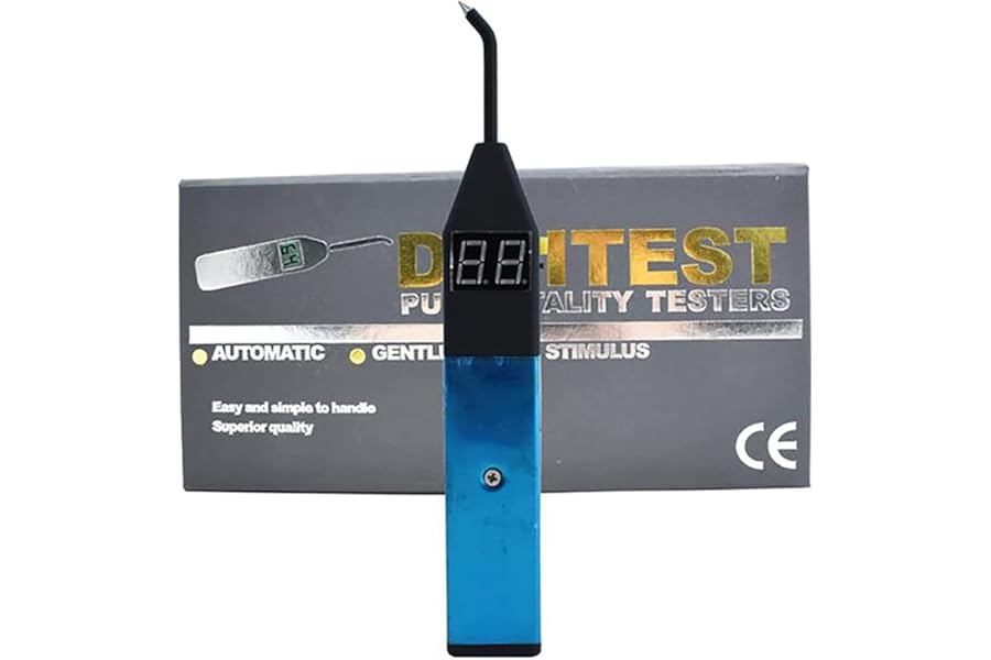 PRABOS Electric Pulp Tester Dental, Electric Endodontic Pulp Teste, Oral Pulp Tester Nerve Vitality Testing, Pulp Tester Teeth Nerve Vitality for Clinical Endodontic Apex Locator