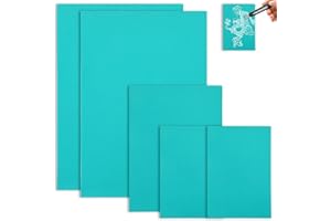 GOODENGFULL 5 Stück Weichgummi Linolplatte Platten Linoldruck Set Linoleum Schnitzset Linolplatten für Linolschnitt Linolschnitt Platten Linoldruck Platte Gravieren Linoleum Platte Linolplatte (2A4+A5+2A6)