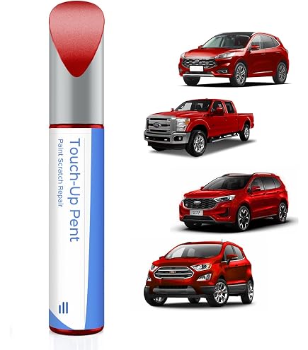 Stylo Retouche Peinture Voiture Ford Blanc Frozen 7VTA – Avec Aiguille Et Pinceau – 24 Ml (Peinture + Vernis) - 14