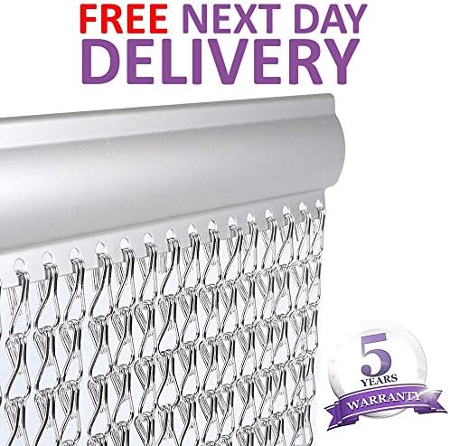 Dynasty Aluminium Chain Link Fly Screen Mesh Door Curtain