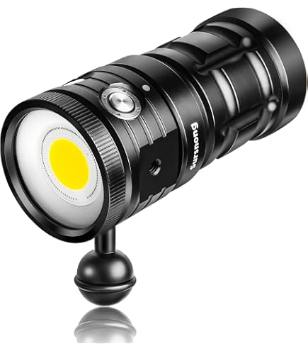 Movo DiveRig1 XL Kit Plongée Avec Lumières LED Étanches - Compatible GoPro Hero & DJI Osmo Action, Poignées Caoutchouc