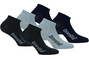 Skarpety męskie 6 par Ghost Sneaker Cat Caterpillar z miękkiej bawełny w okolicy kostki, dostępne w różnych kolorach i rozmiarach