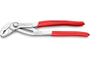 KNIPEX Cobra Szczypce nastawne do rur nowej generacji chromowany pokryte antypoślizgowym tworzywem sztucznym 250 mm, 87 03 250