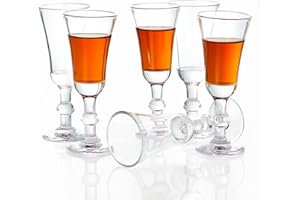 JAIEF Bicchieri Sherry, 3cl di vetro senza piombo, bicchieri trasparenti,Bicchieri Amaro | Bicchierini Liquore
