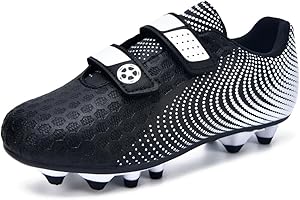 AQTDUAJ Football Boots Boys Football Shoes Kids Girls Astro Turf Soccer Training Shoes Sneakers Outdoor Non-Slip Training Shoes Unisex