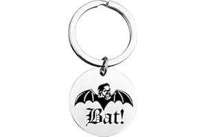 KUIYAI TV Show Inspired Gift Bat! Keychain Horror Tv Show Gift Human Bartender Gift Bat Keychain Bat Lover Gift