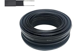 BOYUYO Frostskyddskabel för att förhindra att rören fryser med frost（220V～230V）Självreglerande Inget behov av termostat (Color : 8mm-20W/m, Size : 10m)