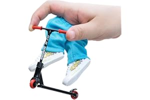 Bavokon Doigt Interactifs avec Outils Trottinette,poignée Astuces pour Skateboarder,Finger Trottinette Doigt Chaussures Pantalon Et Accessoires Scooter Doigt,Skate Doigt Jouets