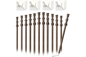 YoHold Zauberer-Partyzubehör Set - Zauberstab Kugelschreiber, Stift, Blitz Tattoos für Teenager Kinder Halloween Party,Geburtstag Geschenk Dekoration,Gefälligkeiten,Schulbelohnungen, je 12Stück