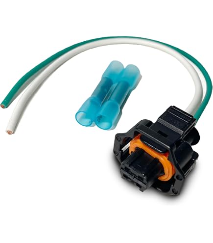 Connecteur 2 Fils Fiche Prise Injecteur Diesel - Compatible Delphi Bosch Citroën - Neuf